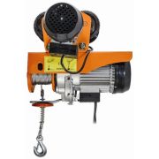 Мини-таль электрическая с тележкой канатная 220 В передвижная 600 / 1200 кг - 12/6 м РА, Сибталь