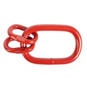 Звено овальное с дополнительными звеньями и плоским профилем TOR 63,0 t (г/п 63,0 т)