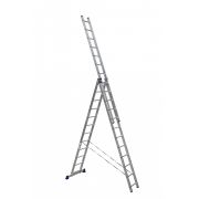 Лестница 3-секционная алюминиевая TOR SC3012 3*12 универсальная
