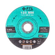 FTL Круг отрезной по нержавеющей стали FTL E-Nox 125 х 1,0 х 22,2 мм A54TBF