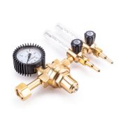 FoxWeld Регулятор FoxWeld WR420-F2 (аргоновый/углекислотный, 1 манометр, 2 расходомера, вентиль, пр-во FoxWeld/КНР)