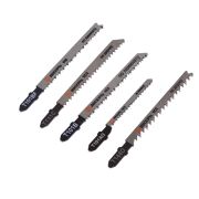 Набор пилок для лобзика по дереву 5шт Вихрь