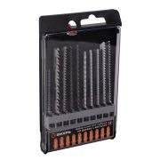 Набор пилок для лобзика по дереву и металлу 10шт Вихрь