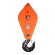 Блок монтажный однорольный с  крюком TOR H K1 10т с откидной щекой (G)